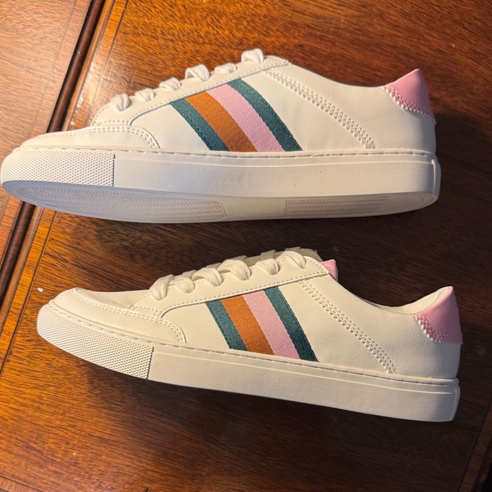 J. Crew striped road trip sneakers
